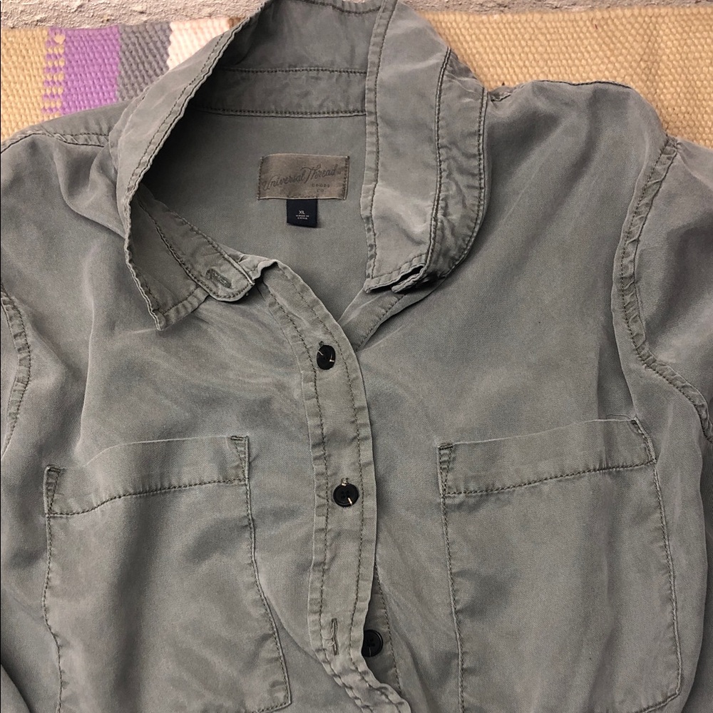 Universal Thread Slate Button-Up Shirt - image 5